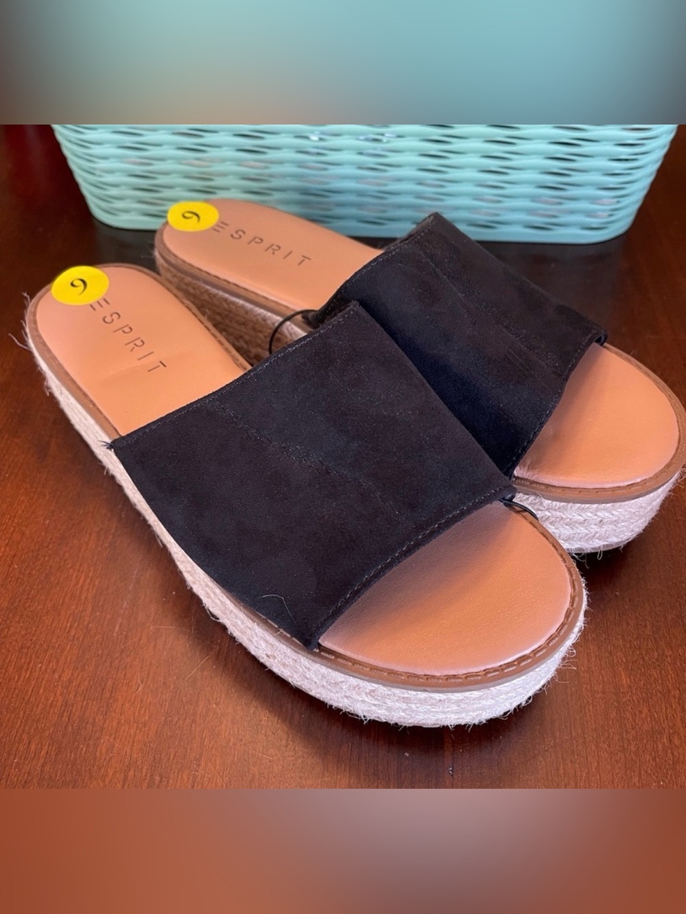 Esprit Nadina Platform Espridilla Slides NWOT